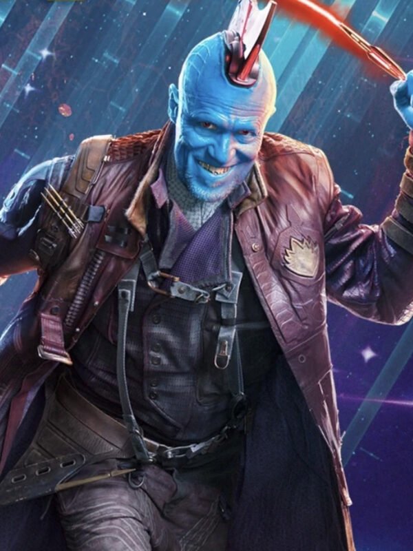 What If Yondu Udonta Maroon Leather Coat