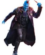 What If Yondu Udonta Maroon Leather Coat