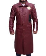 What If Yondu Udonta Maroon Leather Coat
