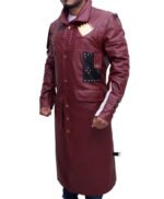 What If Yondu Udonta Maroon Leather Coat
