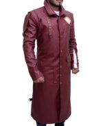 What If Yondu Udonta Maroon Leather Coat