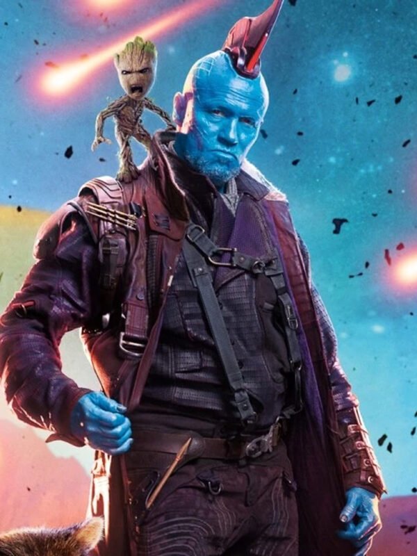 What If Yondu Udonta Maroon Leather Coat