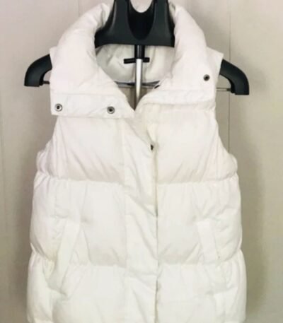 White Puffy Vest