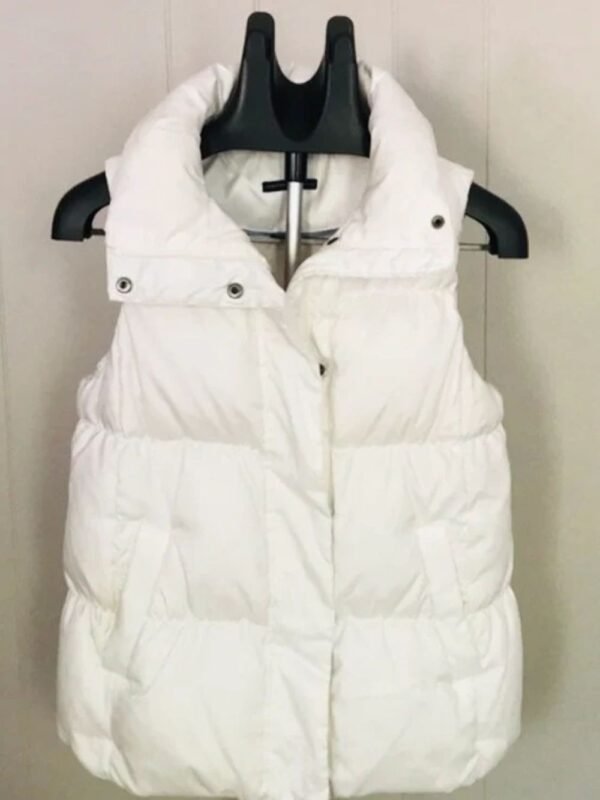 White Puffy Vest