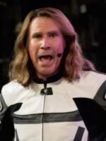 Will Ferrell Eurovision Song Contest Biker Leather Jacket