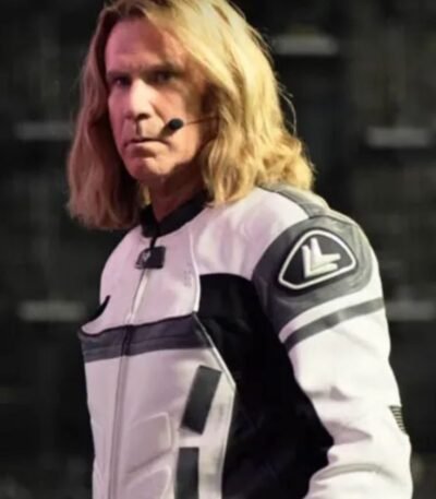 Will Ferrell Eurovision Song Contest Biker Leather Jacket