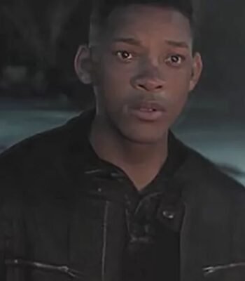 Will Smith Gemini Man Junior Leather Black Jacket