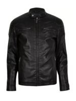 Will Smith Gemini Man Junior Leather Black Jacket