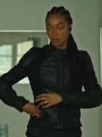 Wingwomen 2023 Manon Bresch Black Leather Jacket