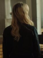 Wingwomen 2023 Mélanie Laurent Black Leather Jacket