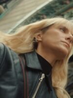 Wingwomen 2023 Mélanie Laurent Black Leather Jacket