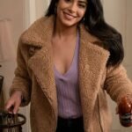 With Love S02 Lily Diaz Brown Jacket