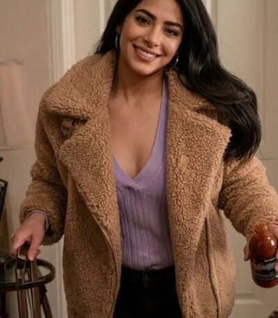 With Love S02 Lily Diaz Brown Jacket