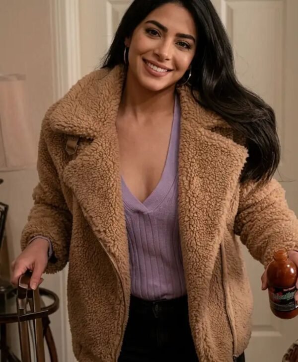 With Love S02 Lily Diaz Brown Jacket