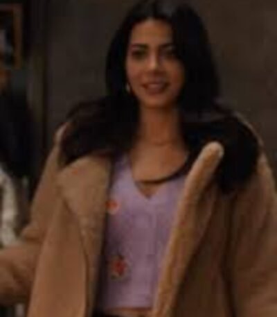 With Love S02 Lily Diaz Brown Jacket
