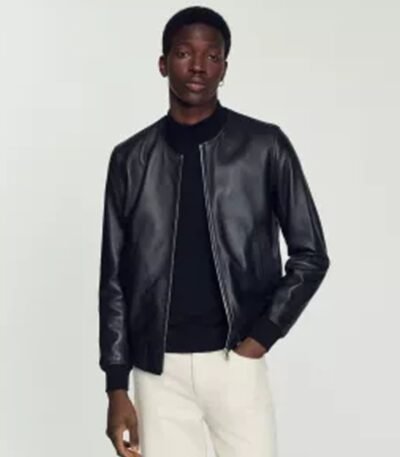 With Love S02 Rome Flynn Black Bomber Jacket