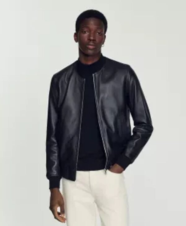 With Love S02 Rome Flynn Black Bomber Jacket