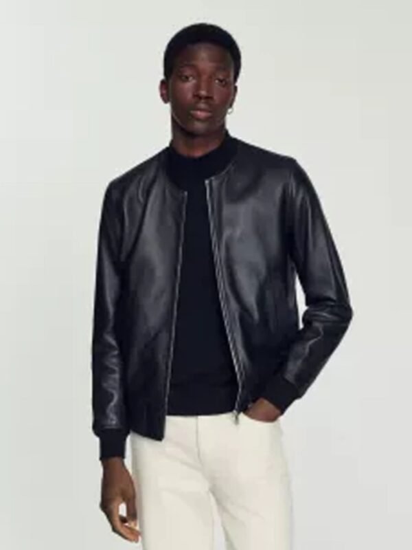 With Love S02 Rome Flynn Black Bomber Jacket