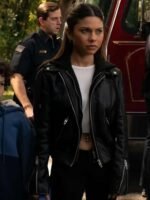 Wolf Pack S01 Blake Navarro Black Leather Jacket