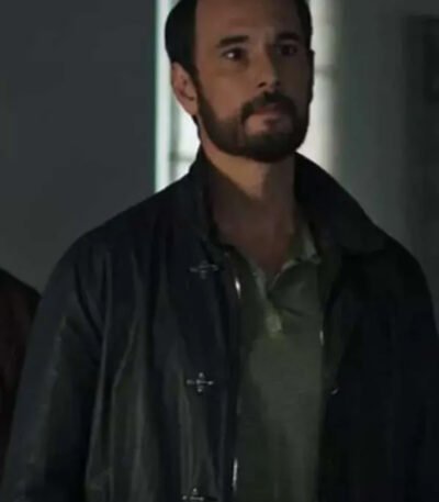 Wolf Pack S01 Garrett Briggs Black Leather Jacket