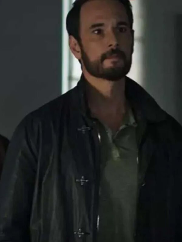 Wolf Pack S01 Garrett Briggs Black Leather Jacket