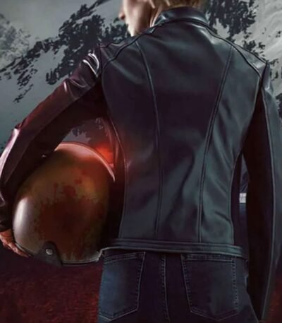 Woman Of The Dead 2023 Anna Maria Muhe Leather Jacket