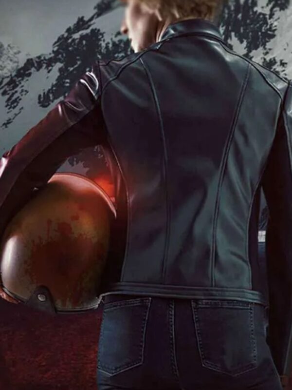 Woman Of The Dead 2023 Anna Maria Muhe Leather Jacket