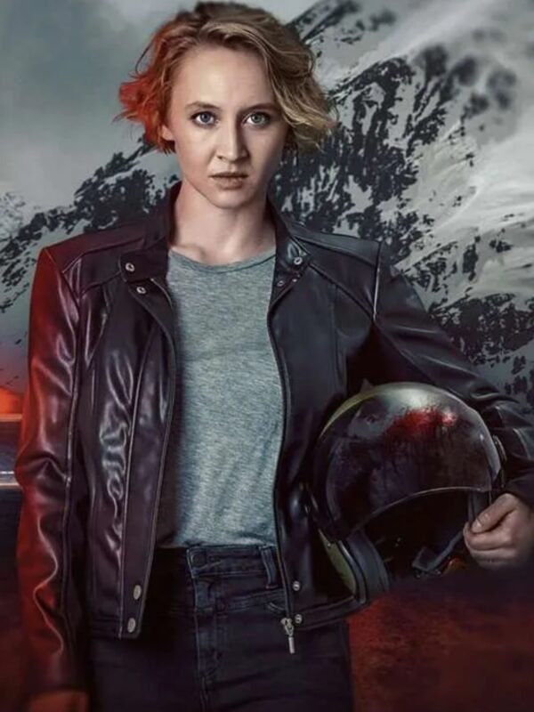 Woman Of The Dead 2023 Anna Maria Muhe Leather Jacket