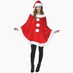 Women Santa Cape Poncho