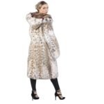 Womens Bobcat Lynx Fur Desert Seduction Coat