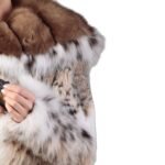 Womens Bobcat Lynx Fur Desert Seduction Coat