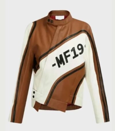 Womens Ezzah MF19 Biker Sheepskin Leather Jacket