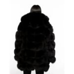 Womens Faux Fur Coat with Detachable Hood