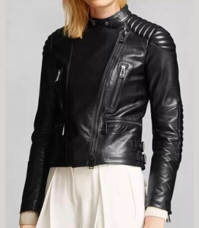 Women's Jacket Black Motorcycle