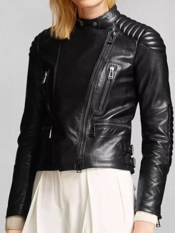 Women's Jacket Black Motorcycle