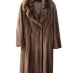 Women's Vintage Old 1960s Style Mink Fur Coat