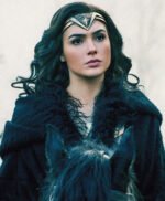 Wonder Woman Diana Prince Shearling Coat