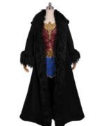 Wonder Woman Diana Prince Shearling Coat