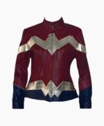 Wonder Woman Maroon Jacket