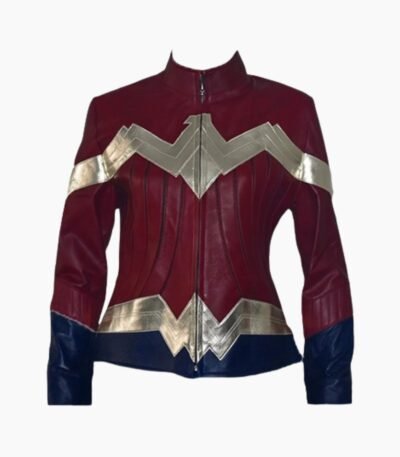 Wonder Woman Maroon Jacket