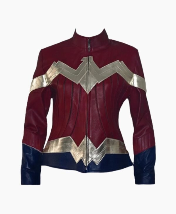 Wonder Woman Maroon Jacket