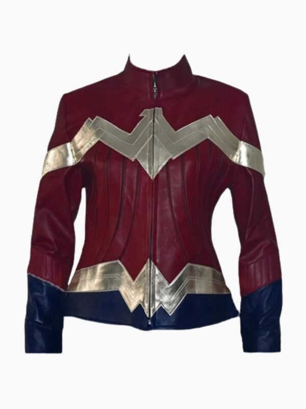 Wonder Woman Maroon Jacket