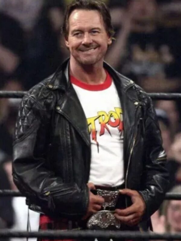Wrestler Roddy Piper Black Jacket