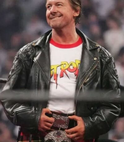 Wrestler Roddy Piper Black Jacket