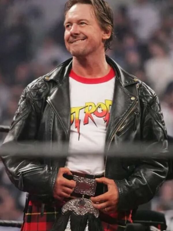 Wrestler Roddy Piper Black Jacket