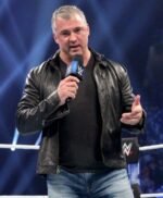 Wrestler Shane McMahon Leather Black Jacket