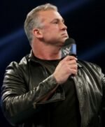 Wrestler Shane McMahon Leather Black Jacket