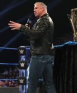 Wrestler Shane McMahon Leather Black Jacket