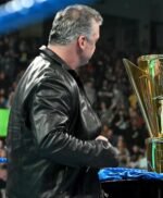 Wrestler Shane McMahon Leather Black Jacket