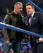 Wrestler Shane McMahon Leather Black Jacket